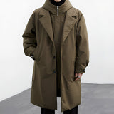 Jorven – Men’s Long Hooded Trench Coat