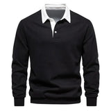 Lucien - Mens Premium Long Sleeve Polo Shirt