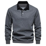 Lucien - Mens Premium Long Sleeve Polo Shirt