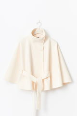 Elowen – Women’s Wool Coat with High Collar