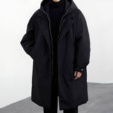 Jorven – Men’s Long Hooded Trench Coat