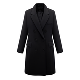 Elowra – Long Wool Coat for Women