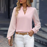 Serelina - Chiffon V Neck Top