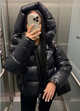 Women's Puffer Jacket - Slim Fit for Cold Days