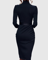 Clarivelle - Elegant Midi Dress