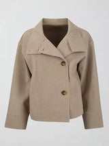 Elise - Women Double Breasted Short Jacket