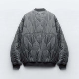 Zafrinna - Womens Oversized Bomber Jacket