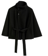 Elowen – Women’s Wool Coat with High Collar