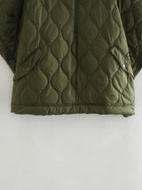 Kelira – Women’s Army Green Zip Quilted Jacket