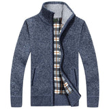 Men's knitted waistcoat – zip fastening at the front