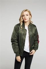 Ardeno - Unisex Bomber Jacket With Zip Closure