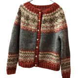 Rosaline – Women’s Vintage Knit Button Cardigan