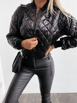 Elowira – Women Short Zip Quilted Jacket