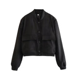 Ellie – Women’s Cropped Jacket With Pockets
