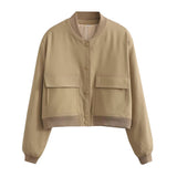 Ellie – Women’s Cropped Jacket With Pockets