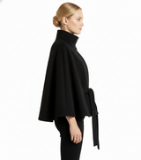 Elowen – Women’s Wool Coat with High Collar