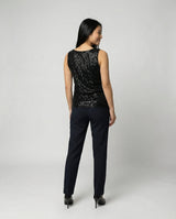 Aurienne - Sequin V Neck Top