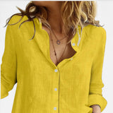 Verouxa - Women Loose Long Sleeve Shirt
