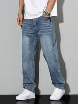 Jiren - Mens Casual Jeans Solid Colour