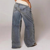 Nalora – Women’s Wide-Leg Trousers with Contrast Waistband