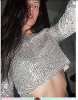 Alessia - Sequin Cropped Top