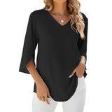 Elaran - V Neck Blouse