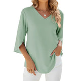 Elaran - V Neck Blouse
