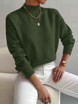 Faith – Comfortable Womens Mock Neck Sweater
