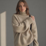 Liora – Women’s Oversized Cashmere Turtleneck Sweater