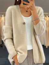 Anneliese – Womens V Neck Knitted Cardigan