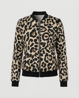 Almira - Shiny Womens Bomber Jacket With Zip