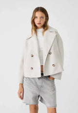 Valerienne – Women’s Cropped Double Breasted Jacket