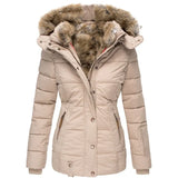 Women’s Collared Jacket - Textured Trim Design