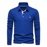 Evren - Mens Long Sleeve Polo Shirt