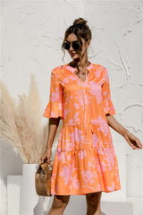 Marissa - Elegant Flared Sleeve Women Dress