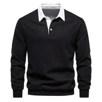 Lucien - Mens Premium Long Sleeve Polo Shirt