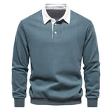 Lucien - Mens Premium Long Sleeve Polo Shirt