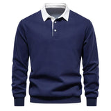 Lucien - Mens Premium Long Sleeve Polo Shirt