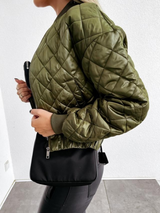 Elowira – Women Short Zip Quilted Jacket