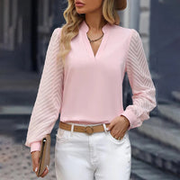 Serelina - Chiffon V Neck Top