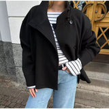 Elise - Women Double Breasted Short Jacket