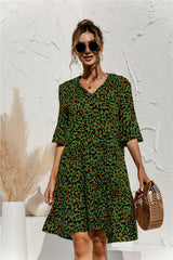 Marissa - Elegant Flared Sleeve Women Dress