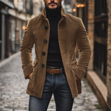Thorne – Men’s Corduroy Coat with Slim Fit