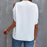 Alverra - Summer Short Sleeve Blouse