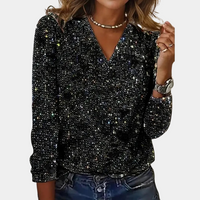 Mariella - Womens Glitter Top