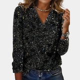 Mariella - Womens Glitter Top