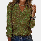Mariella - Womens Glitter Top