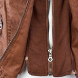 Ardena - Womens Weatherproof Faux Leather Jacket With Hood