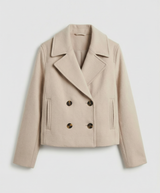 Valerienne – Women’s Cropped Double Breasted Jacket