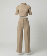 Selmara - Womens Tailored Autumn Trouser Set